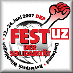 Button: 15. UZ-Pressefest - Volksfest der DKP