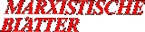 Logo: Marxistische Blätter