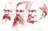 Logo: Klassiker des Marxismus-Leninismus (Marx, Engels, Lenin)