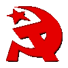 Logo: Hammer & Sichel, Roter Stern.