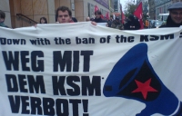 Demo, Transparent: Weg mit dem KSM-Verbot!