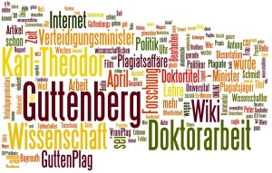 Farbige Schriften: Guttenberg, Doktorarbeit, Wiki ...