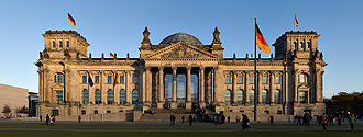 Reichstagsgebäude, Totalansicht.